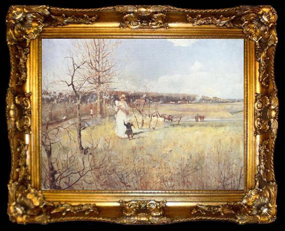 framed  Charles conder Springtime (nn02), ta009-2